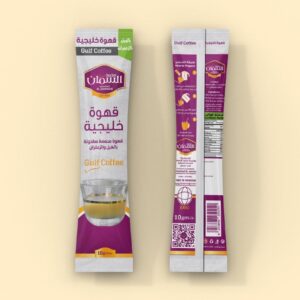 Al Samman Gulf Coffee Roasted with Cardamom & Saffron -12 Packs (10g each )