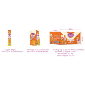 Al Samman Karak Tea with Cardamom & Saffron Mango Flavored 20 Grams X10 Packs X 12 Boxes/ Case