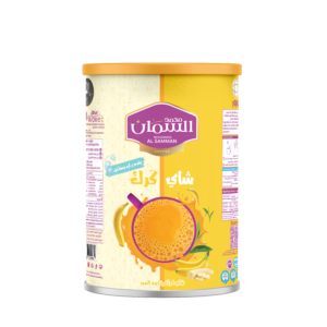 Mohammad Al Samman Karak Tea with Cardamom & Saffron Banana Flavored 640 Grams X 12 Cans / Case